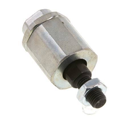 Zwevende koppeling M10 x 1,25 voor cilinder Verzinkt staal