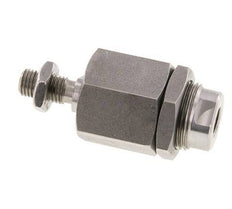 Zwevende koppeling M10 x 1,25 voor cilinder RVS 304 (1.4301)