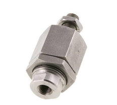 Zwevende koppeling M10 x 1,25 voor cilinder RVS 304 (1.4301)