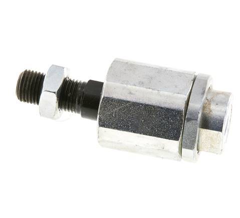 Zwevende koppeling M12 x 1,25 voor cilinder Verzinkt staal