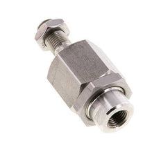 Zwevende koppeling M12 x 1,25 voor cilinder RVS 304 (1.4301)