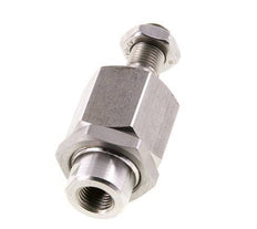 Zwevende koppeling M12 x 1,25 voor cilinder RVS 304 (1.4301)
