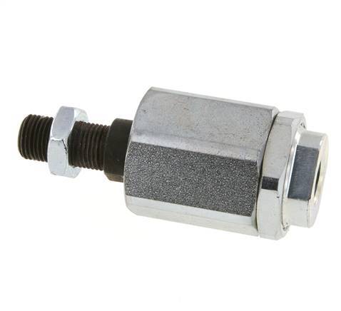 Zwevende koppeling M16 x 1,5 voor cilinder Verzinkt staal