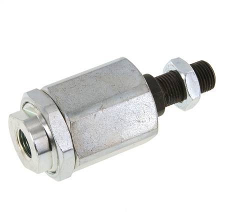 Zwevende koppeling M16 x 1,5 voor cilinder Verzinkt staal