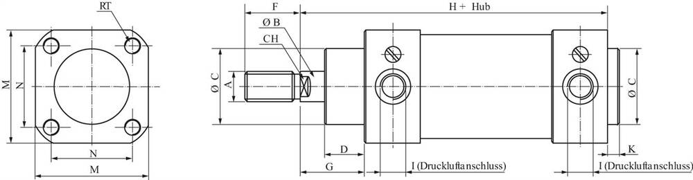 Reparatieset voor 32 mm EMC ISO 15552 Cilinders