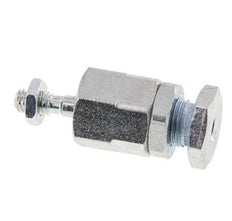 Zwevende koppeling M4 voor cilinder Verzinkt staal