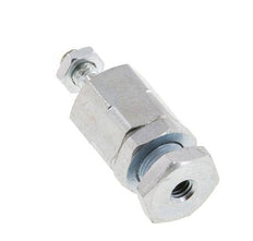 Zwevende koppeling M4 voor cilinder Verzinkt staal