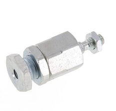 Zwevende koppeling M4 voor cilinder Verzinkt staal