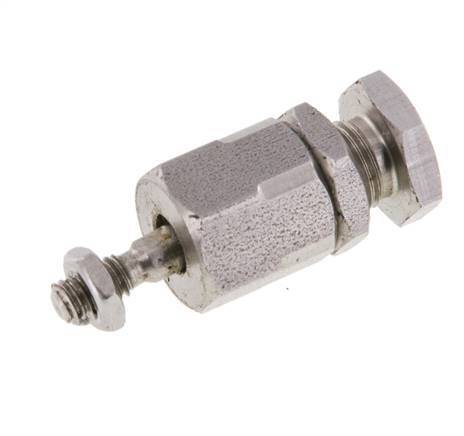 Zwevende koppeling M4 voor cilinder RVS 304 (1.4301)