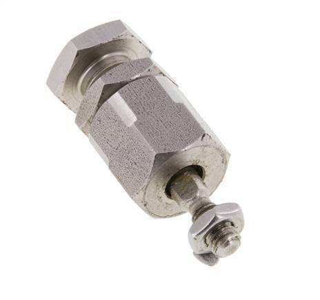 Zwevende koppeling M4 voor cilinder RVS 304 (1.4301)