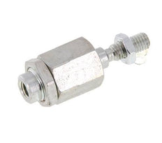 Drijvende koppeling M5 voor cilinder Verzinkt staal