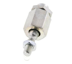 Drijvende koppeling M5 voor cilinder Verzinkt staal