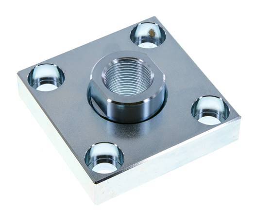 Flexokoppeling met montageplaat voor 125 mm ISO 15552 cilinder