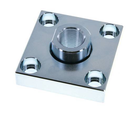 Flexokoppeling met montageplaat voor 125 mm ISO 15552 cilinder