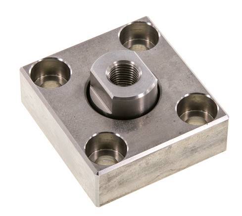 Flexokoppeling met montageplaat voor 40 mm ISO 15552 ISO 21287 cilinder