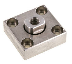 Flexokoppeling met montageplaat voor 40 mm ISO 15552 ISO 21287 cilinder