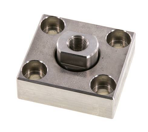 Flexokoppeling met montageplaat voor 40 mm ISO 15552 ISO 21287 cilinder