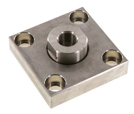 Flexokoppeling met montageplaat voor 80 mm 100 mm ISO 15552 cilinder