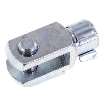 Gaffelpen M6 Verzinkt staal