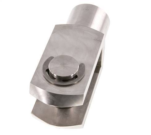 Gaffelpen M27 x 2 Roestvast staal 303 (1.4305)