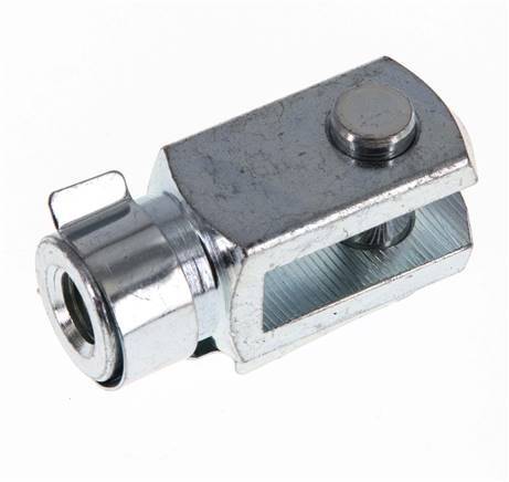 Gaffelpen M10 x 1,25 Verzinkt staal