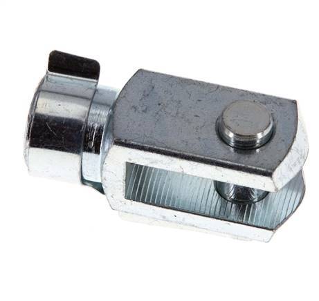 Gaffelpen M10 x 1,25 Verzinkt staal