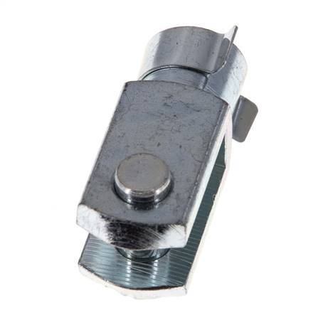 Gaffelpen M10 x 1,25 Verzinkt staal