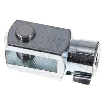 Gaffelpen M10 x 1,25 Verzinkt staal