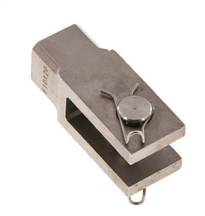 Gaffelpen M10 x 1,25 RVS 1.4571