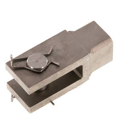 Gaffelpen M10 x 1,25 RVS 1.4571