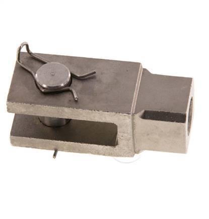 Gaffelpen M10 x 1,25 RVS 1.4571