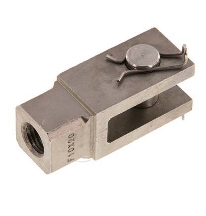 Gaffelpen M42 x 2 Verzinkt staal