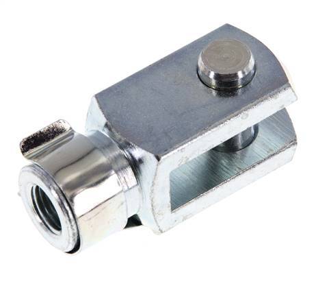 Gaffelpen M12 x 1,25 Verzinkt staal