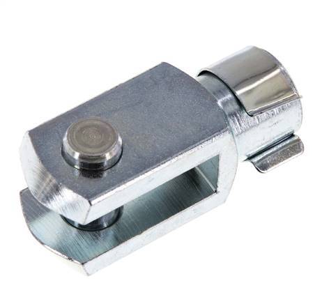 Gaffelpen M12 x 1,25 Verzinkt staal