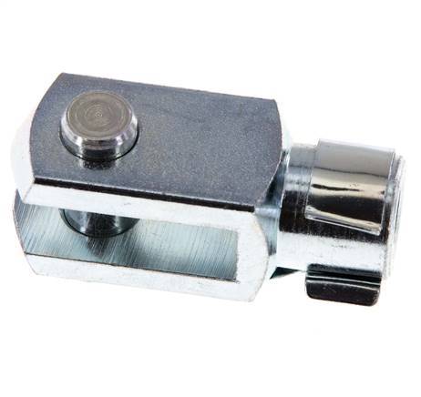 Gaffelpen M12 x 1,25 Verzinkt staal