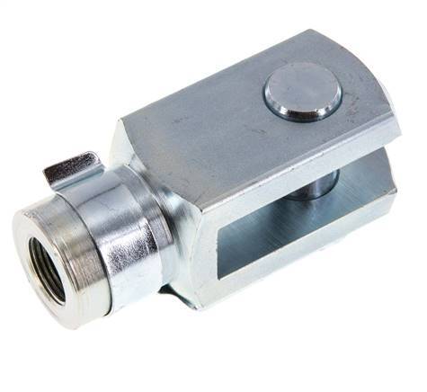 Gaffelpen M20 x 1,5 Verzinkt staal