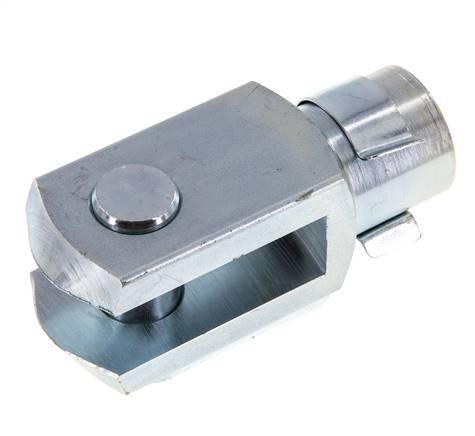 Gaffelpen M20 x 1,5 Verzinkt staal