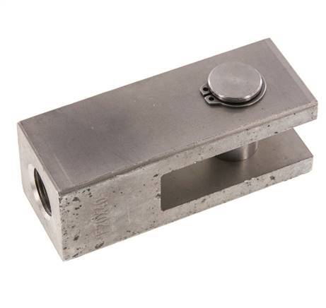 Gaffelpen M20 x 1,5 RVS 1.4571