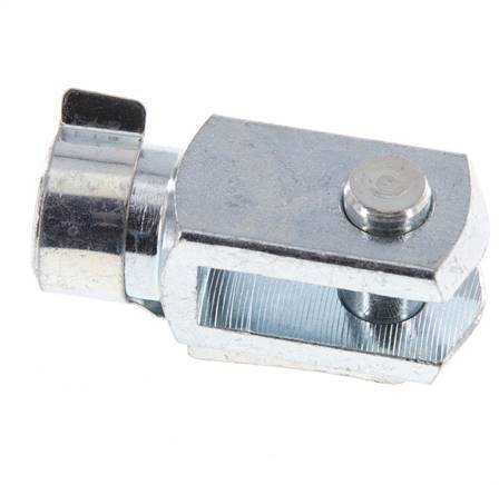 Gaffelpen M10 Verzinkt staal