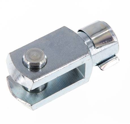 Gaffelpen M12 Verzinkt staal