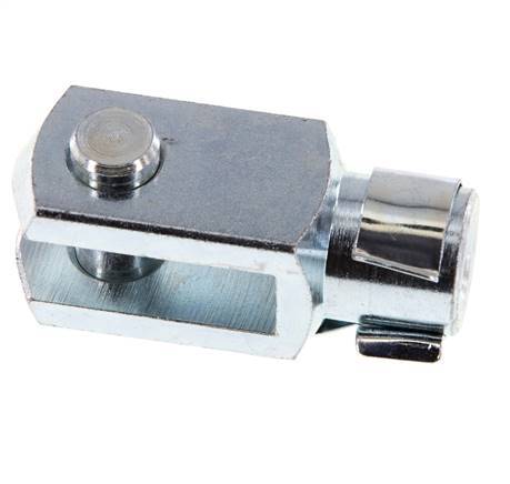 Gaffelpen M12 Verzinkt staal