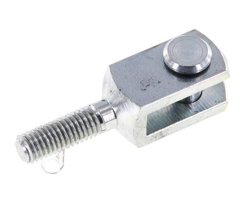 Gaffelpen M8 Mannelijk Verzinkt staal