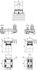 Pendular Bridge 50 mm Rodless