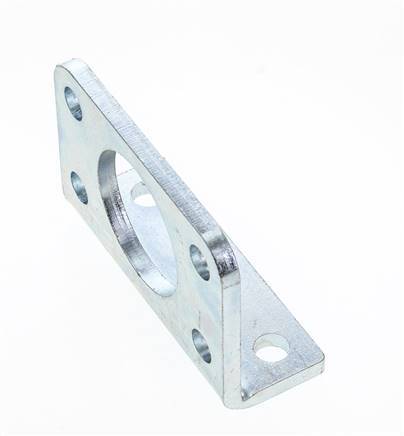 Voetsteun 40 mm Rond Verzinkt staal