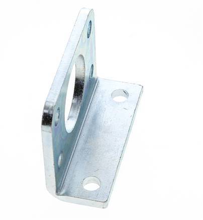 Voetsteun 40 mm Rond Verzinkt staal