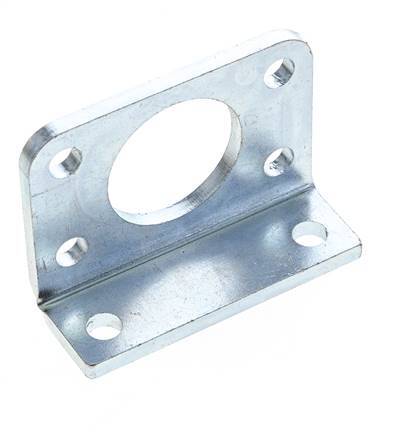 Voetsteun 40 mm Rond Verzinkt staal