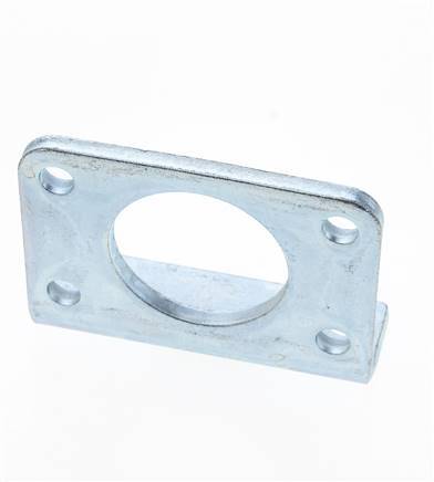 Voetsteun 50 mm Rond Verzinkt staal