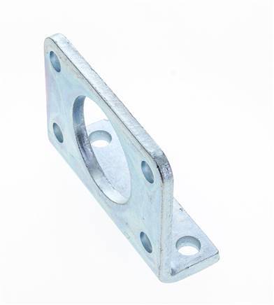 Voetsteun 50 mm Rond Verzinkt staal