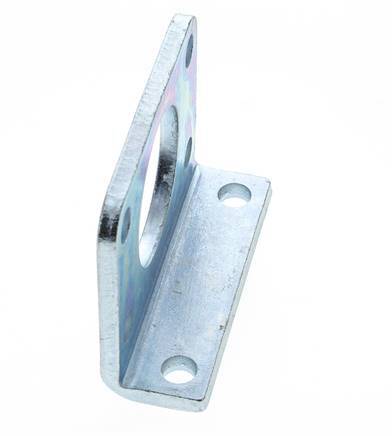 Voetsteun 50 mm Rond Verzinkt staal