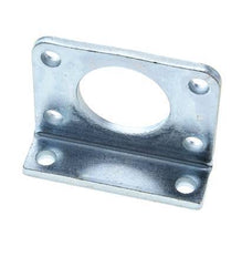 Voetsteun 50 mm Rond Verzinkt staal